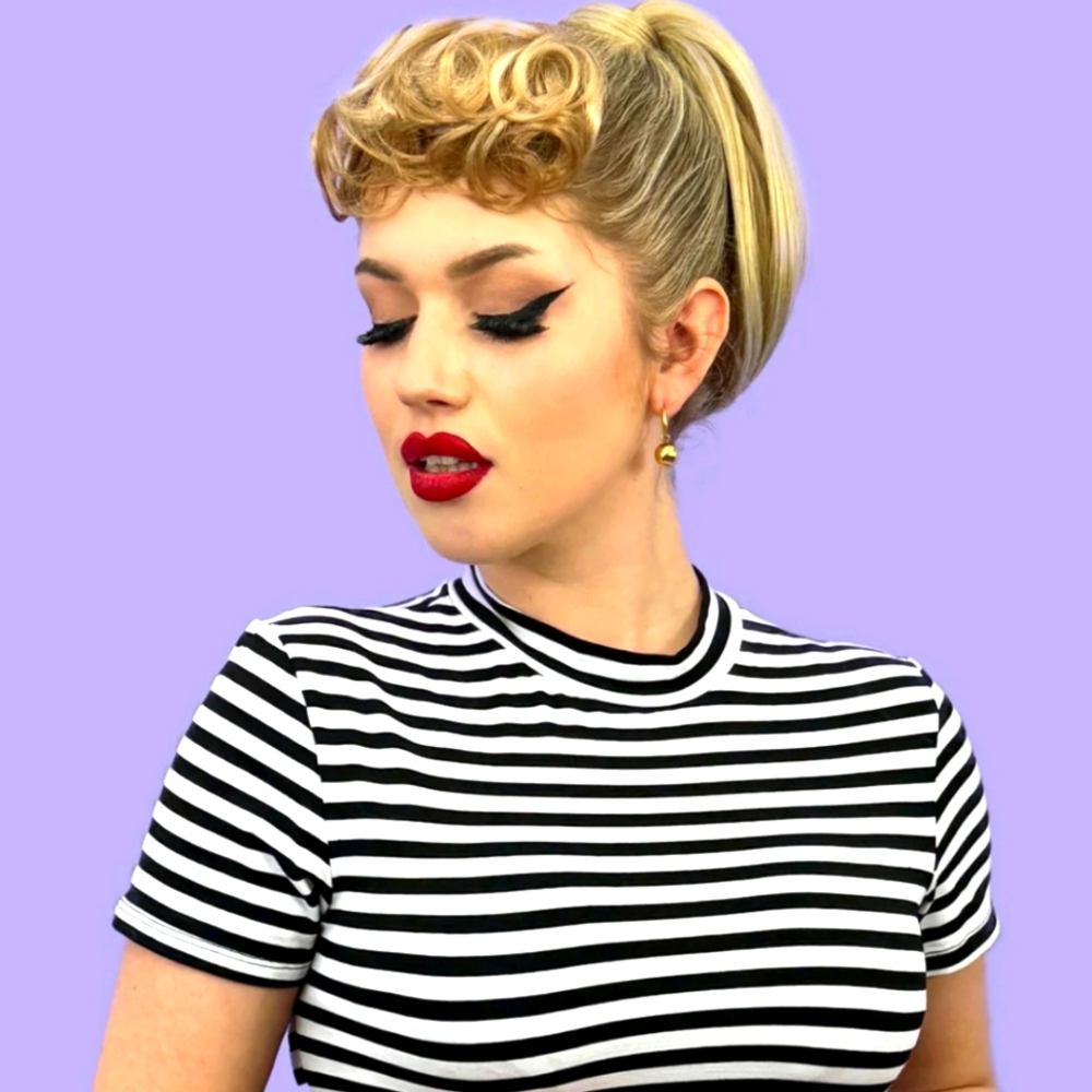 Annabelle's Wigs SOLD OUT Bunny Bang Hair clip in. Pinup retro
